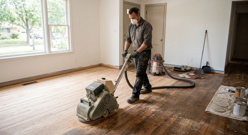 Ash Floor Refinishing in Overland Park, KS