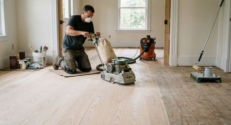 Ash Floor Refinishing in Kansas City, KS
