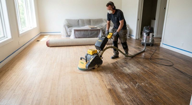 Bamboo Floor Refinishing in Overland Park, KS