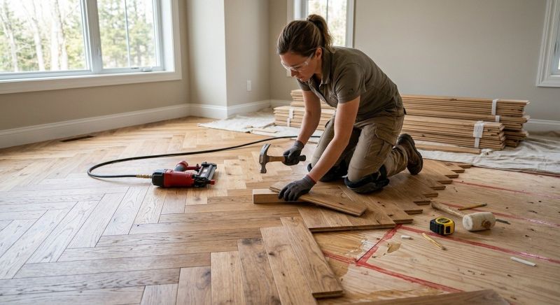 Finished Floor Installation in Austin, TX