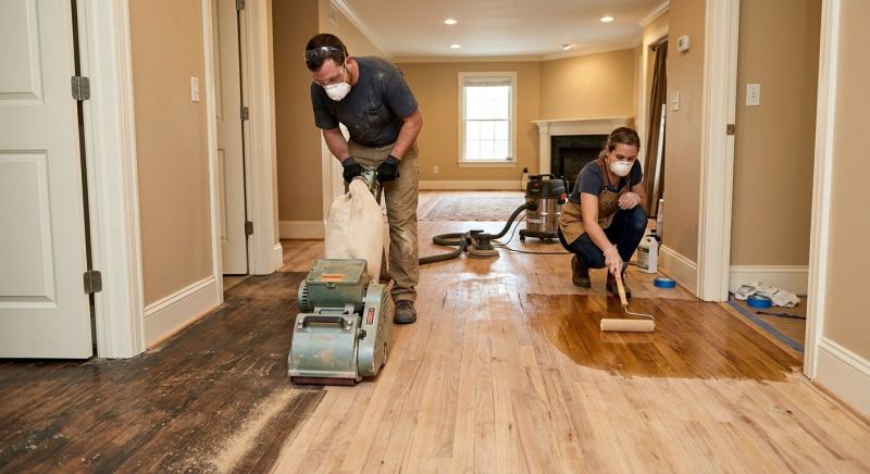 Hickory Floor Refinishing in Kansas City, KS
