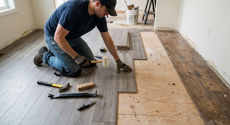 Laminate Flooring Replacement in Roseville, CA