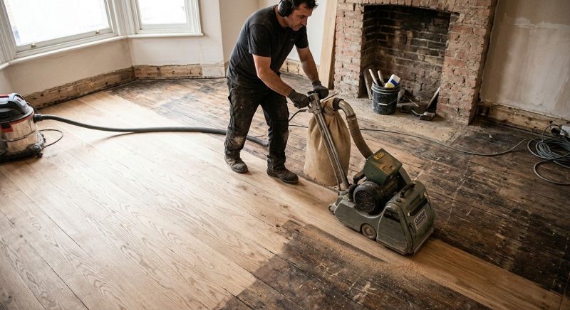 Oak Floor Refinishing in Overland Park, KS