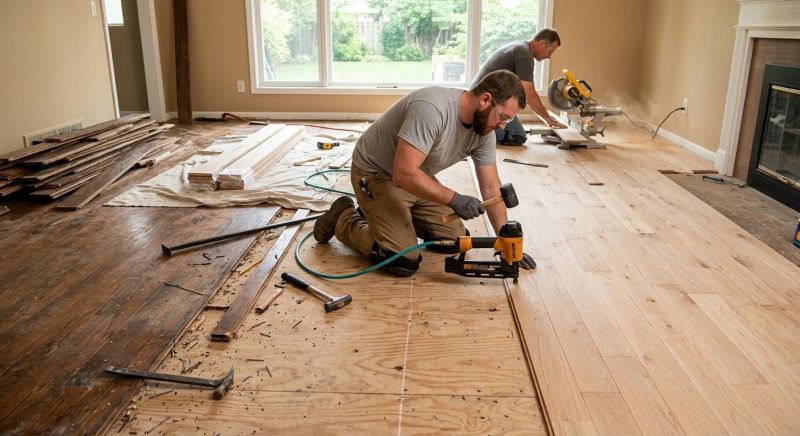 Oak Floor Replacement in Austin, TX