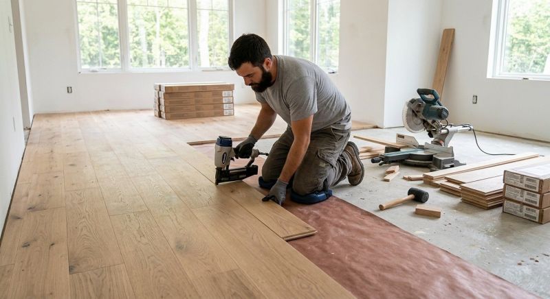 Oak Floor Replacement in Fort Worth, TX