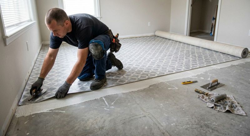 Sheet Linoleum Installation in Longmont, CO