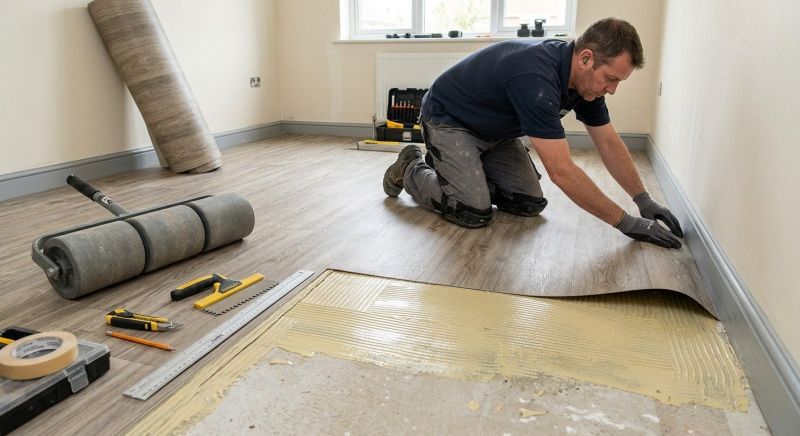 Sheet Vinyl Installation in Fort Worth, TX