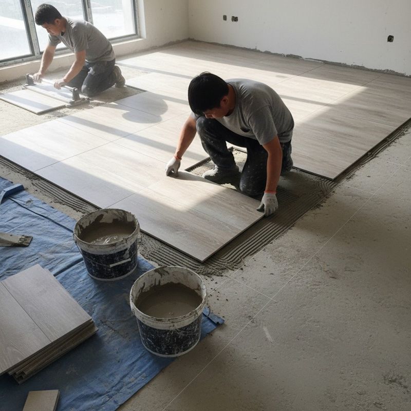 Slate Tile Floor Installation in Frederick, MD