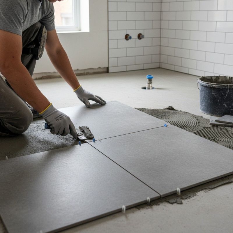 Slate Tile Floor Installation in Alexandria, VA