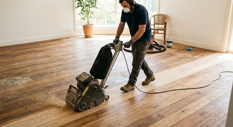 Teak Floor Refinishing in Overland Park, KS