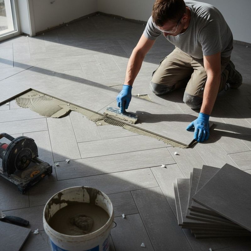 Travertine Floor Installation in Annapolis, MD