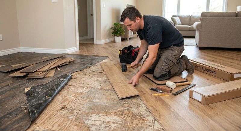 Vinyl Floor Replacement in Fort Worth, TX