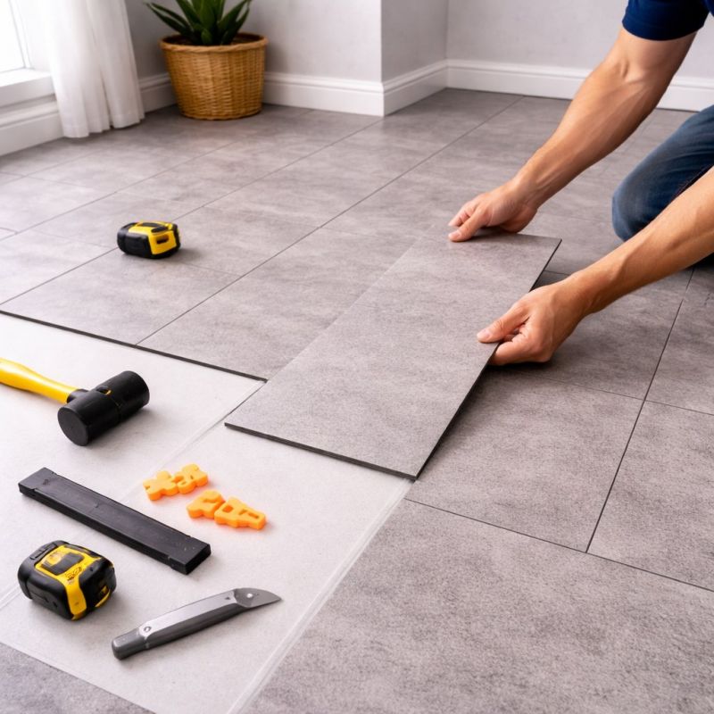 Vinyl Tile Installation in Longmont, CO